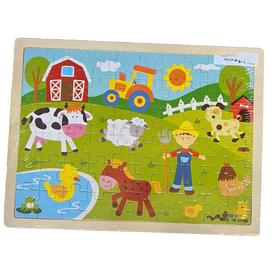Wooden 60 piece puzzles - Learn through play - Little Explorers Toy Shop