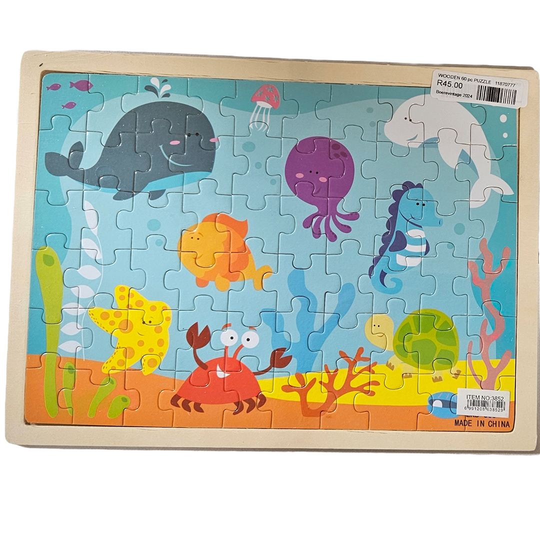Wooden 60 piece puzzles - Learn through play - Little Explorers Toy Shop