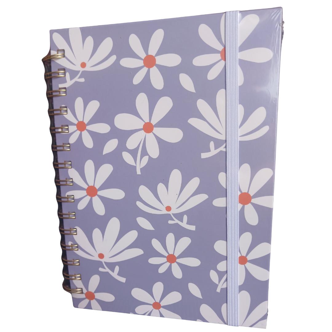 A5 Wire-Bound Notebooks: Assorted Botanical Prints