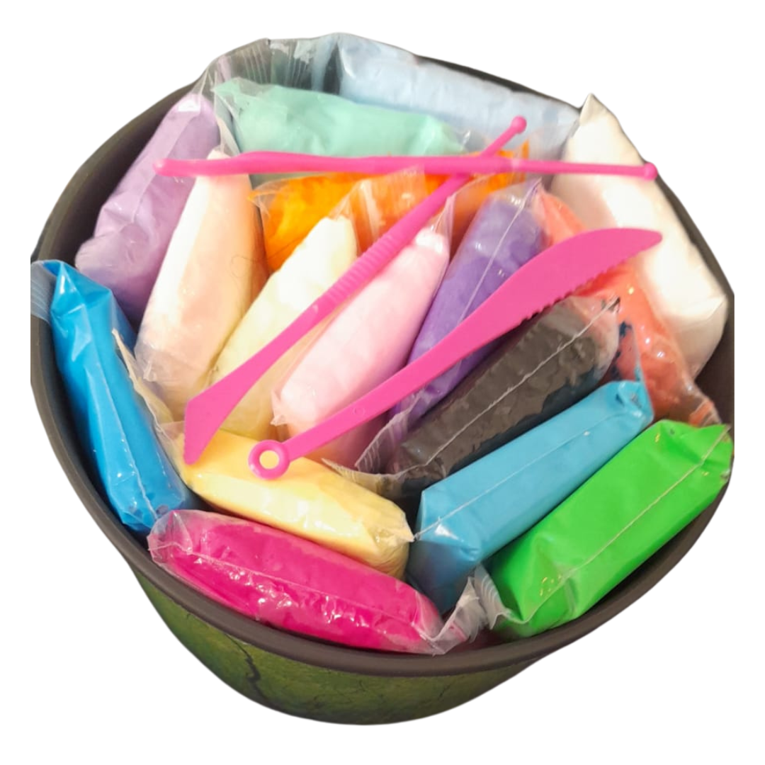 Air Dry Clay Set – 12,24 or 36 Colours with Sculpting Tools - Little Explorers Toy Shop
