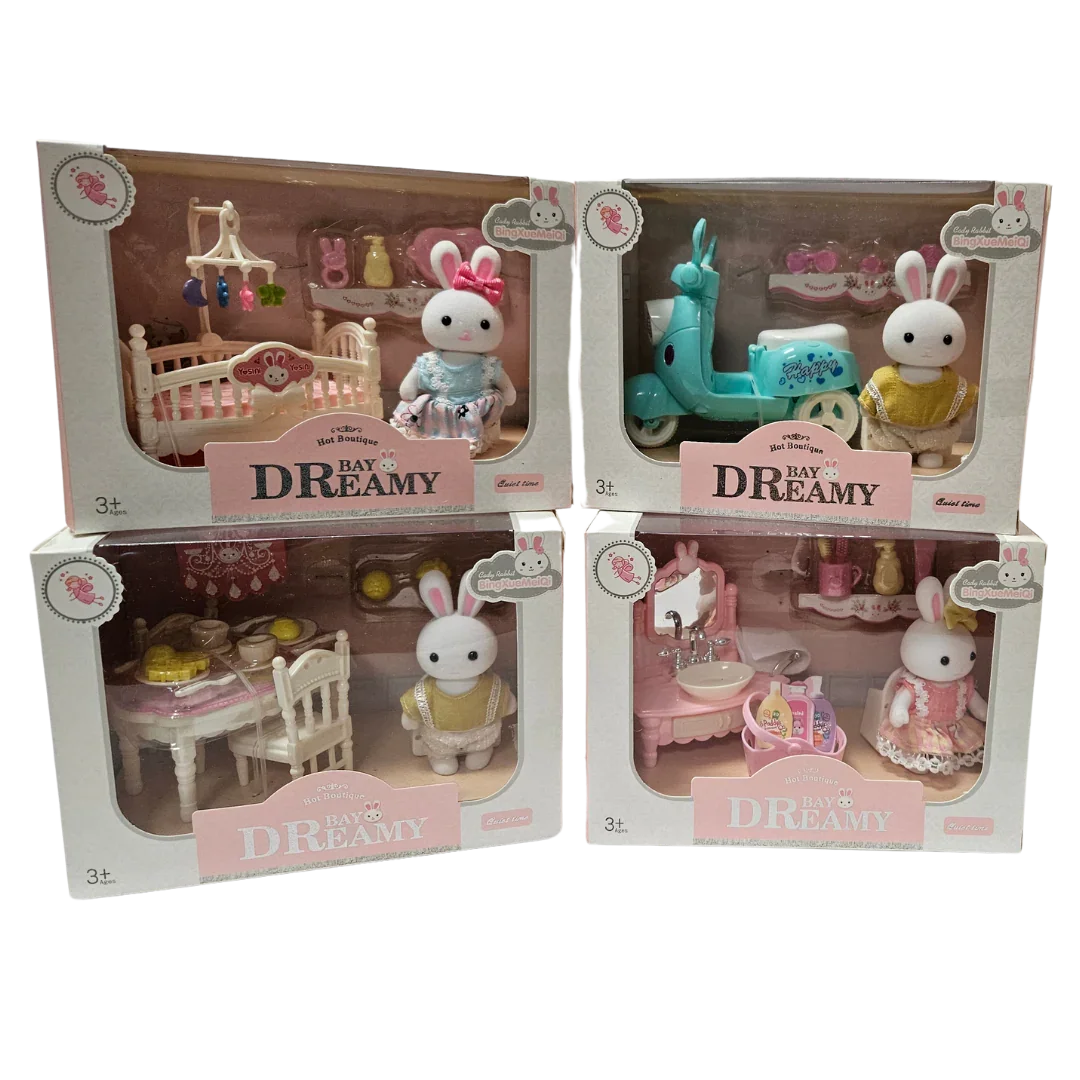 Dreamy bunny lifestyle set (small) - Little Explorers Toy Shop