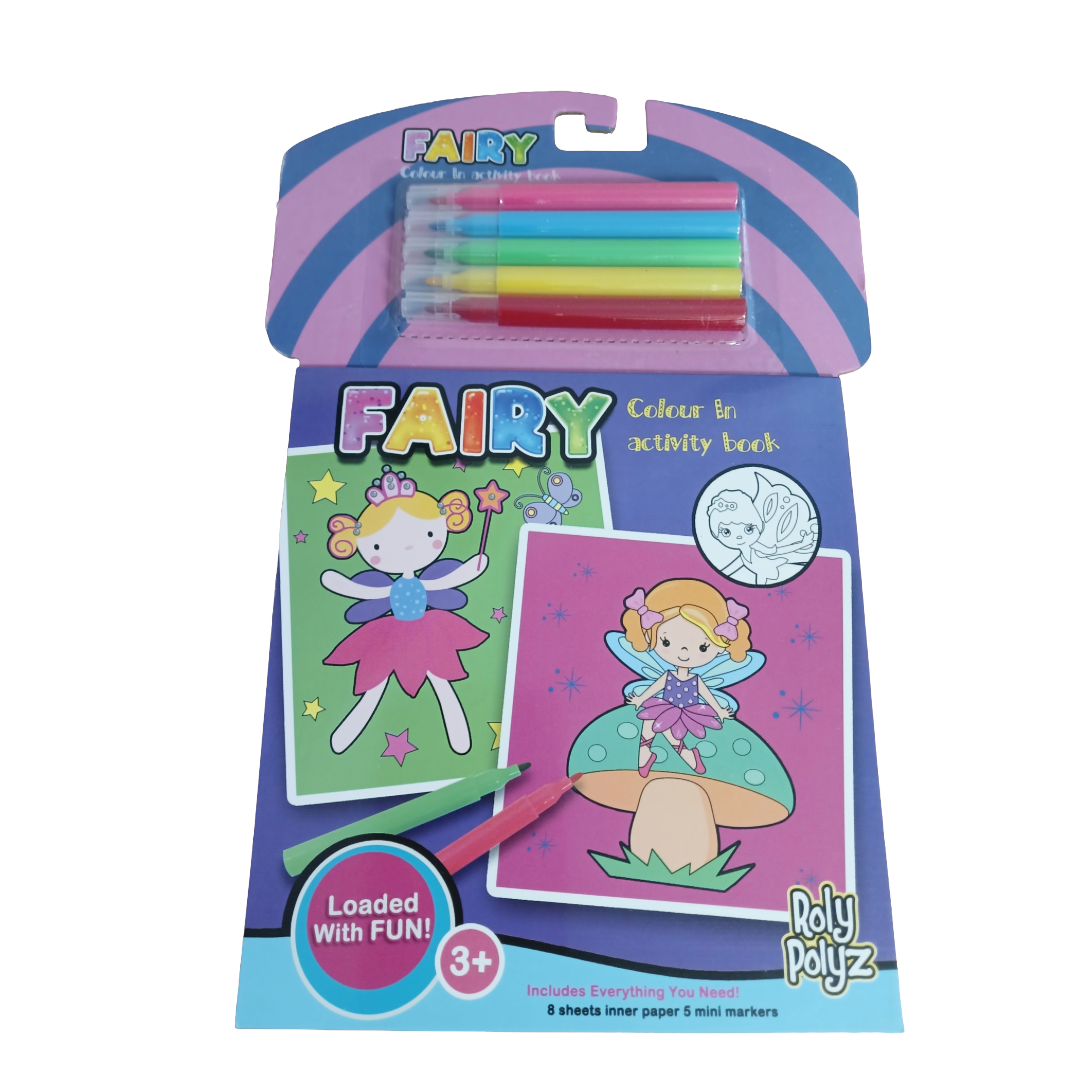 Colouring pack fairies front