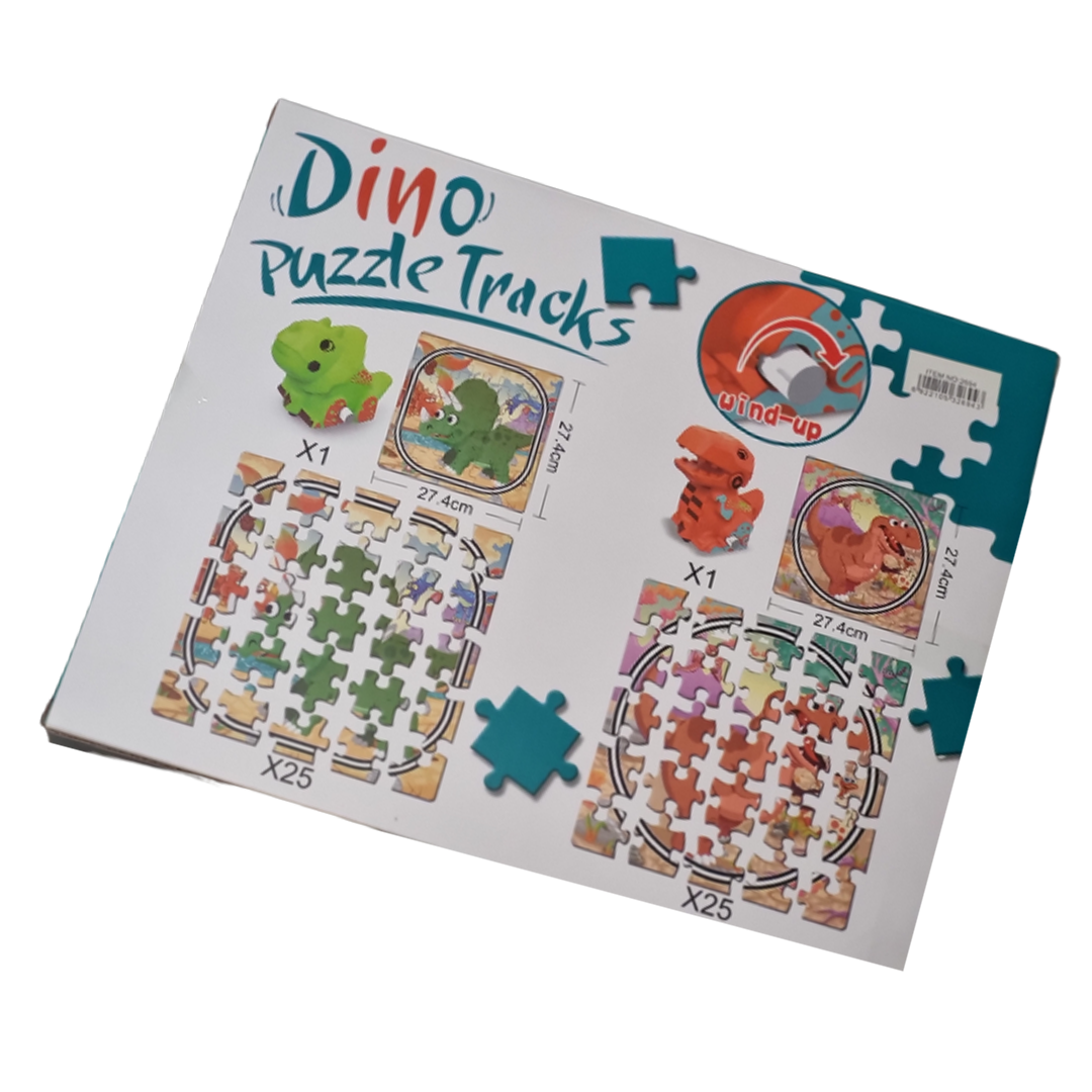 Wind-Up Dino Track Puzzle - Little Explorers Toy Shop