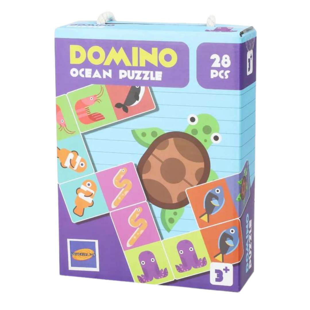 Ocean-Themed Dominoes – Fun Indoor Game for Family Nights - Little Explorers Toy Shop