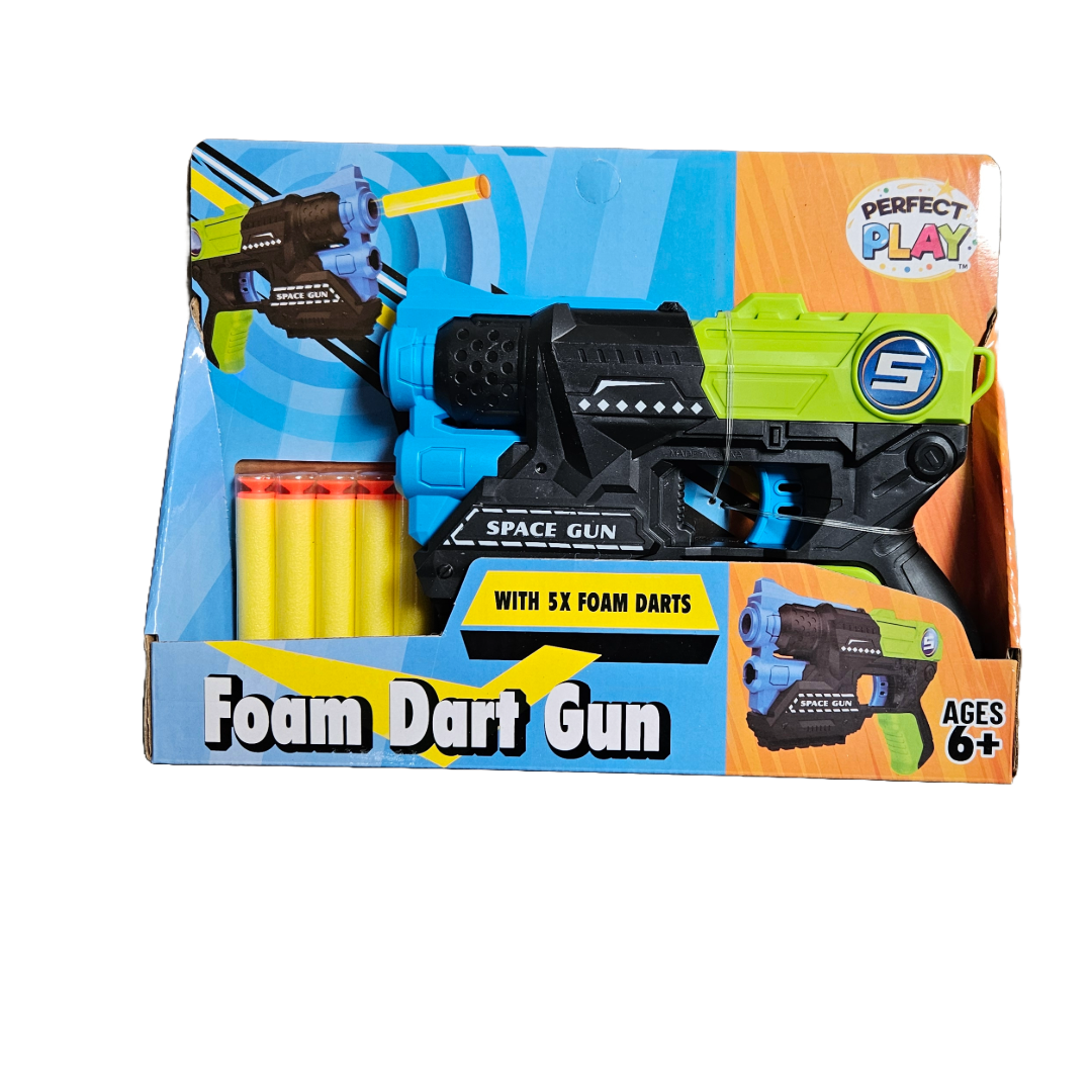 Foam Dart Blaster – Soft Action Toy Gun for Kids (Random colours available) - Little Explorers Toy Shop
