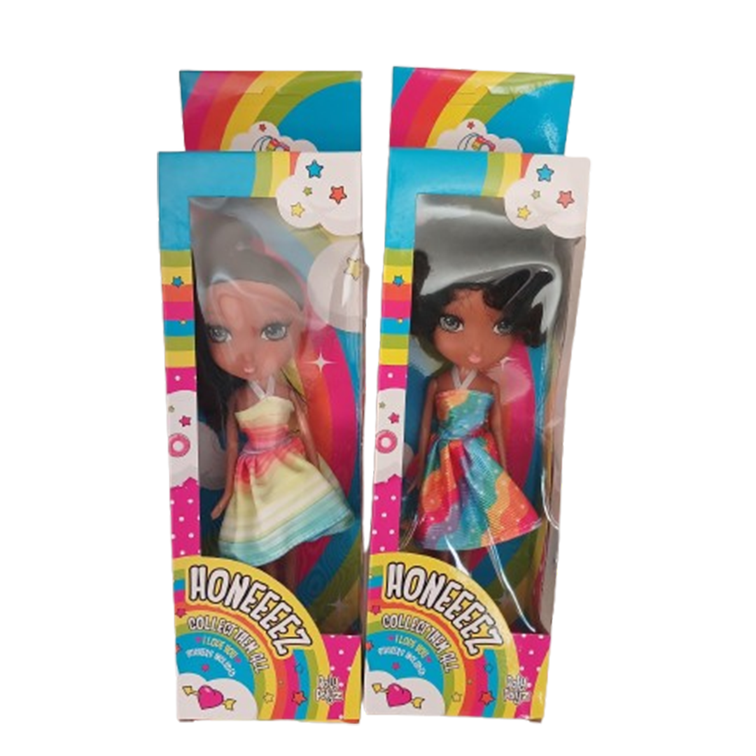 Honeez Rainbow Dress Doll with Long Hair πβ¨ - Little Explorers Toy Shop