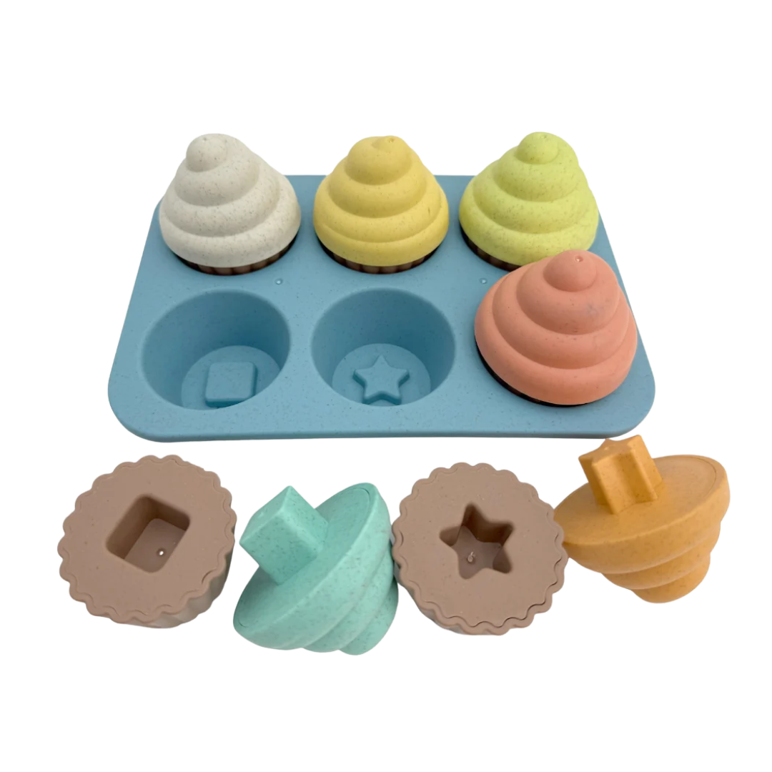 Ice Cream Shape Sorter & Stacker Toy
