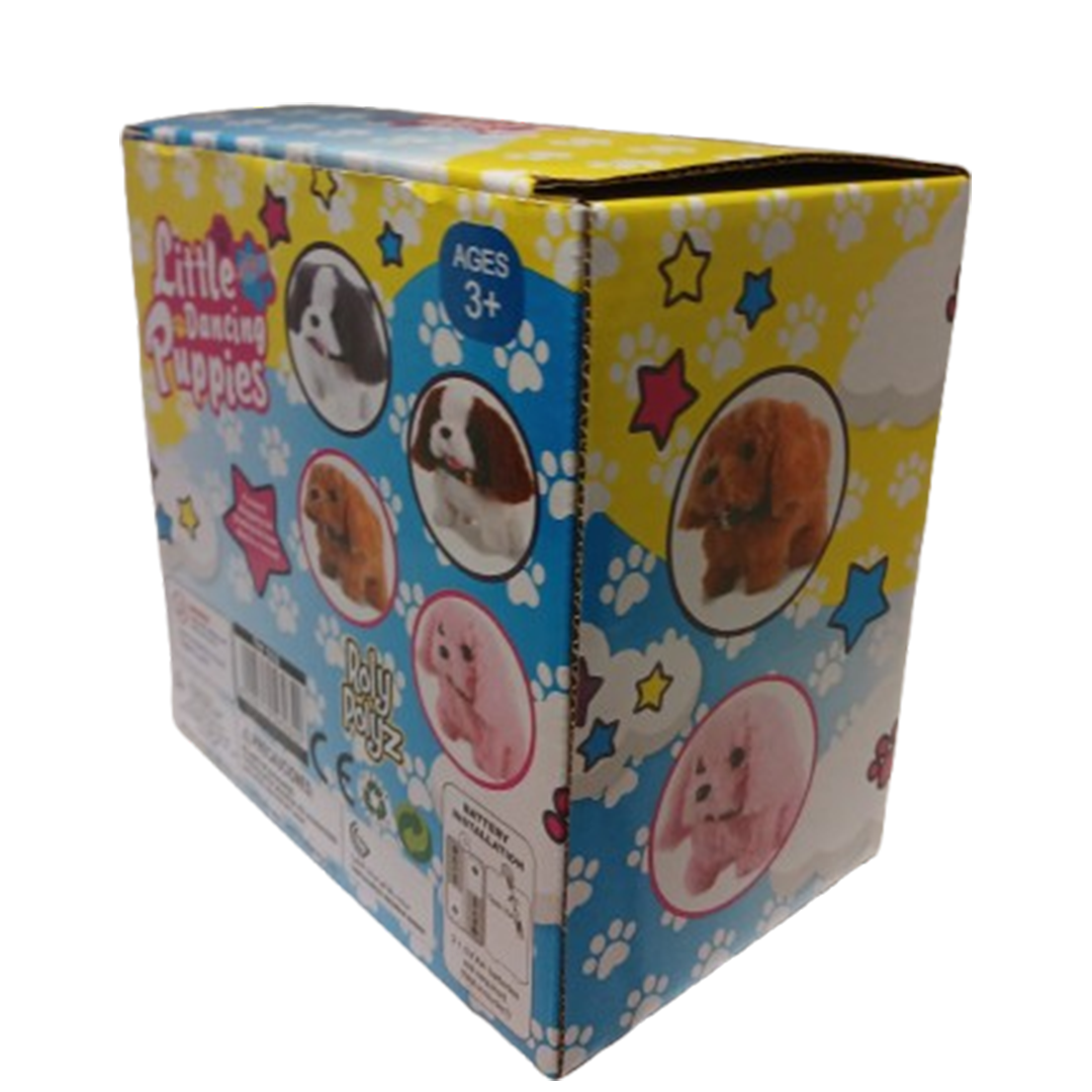 Battery-Operated Fluffy Dancing Puppy Toy for Ages 3+ (random colours available) - Little Explorers Toy Shop