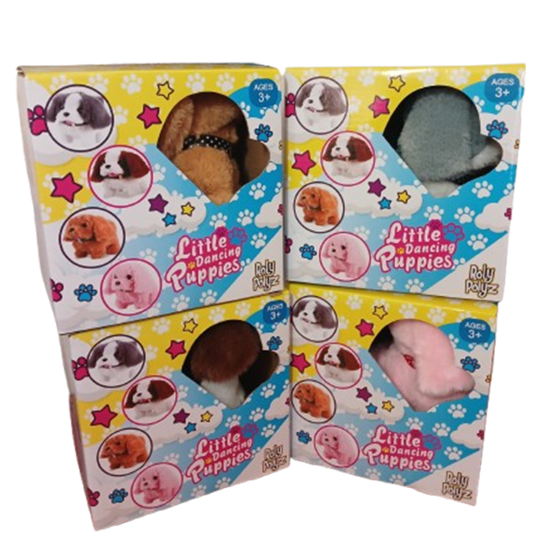 Battery-Operated Fluffy Dancing Puppy Toy for Ages 3+ (random colours available) - Little Explorers Toy Shop