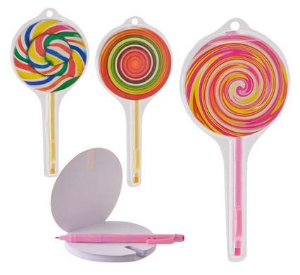 Lollipop Notebook with Pen (random colors) - Little Explorers Toy Shop