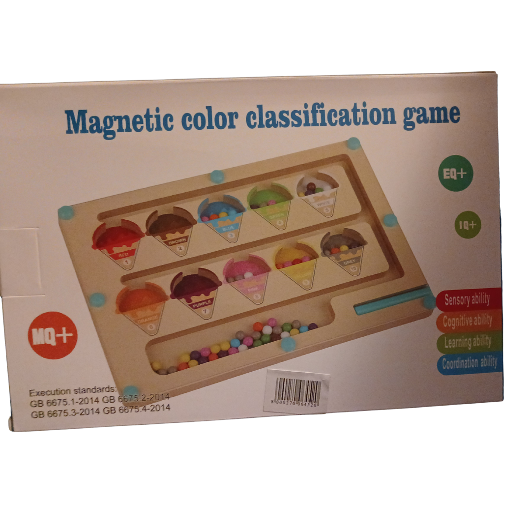 Magnetic Ice Cream Number Maze Board