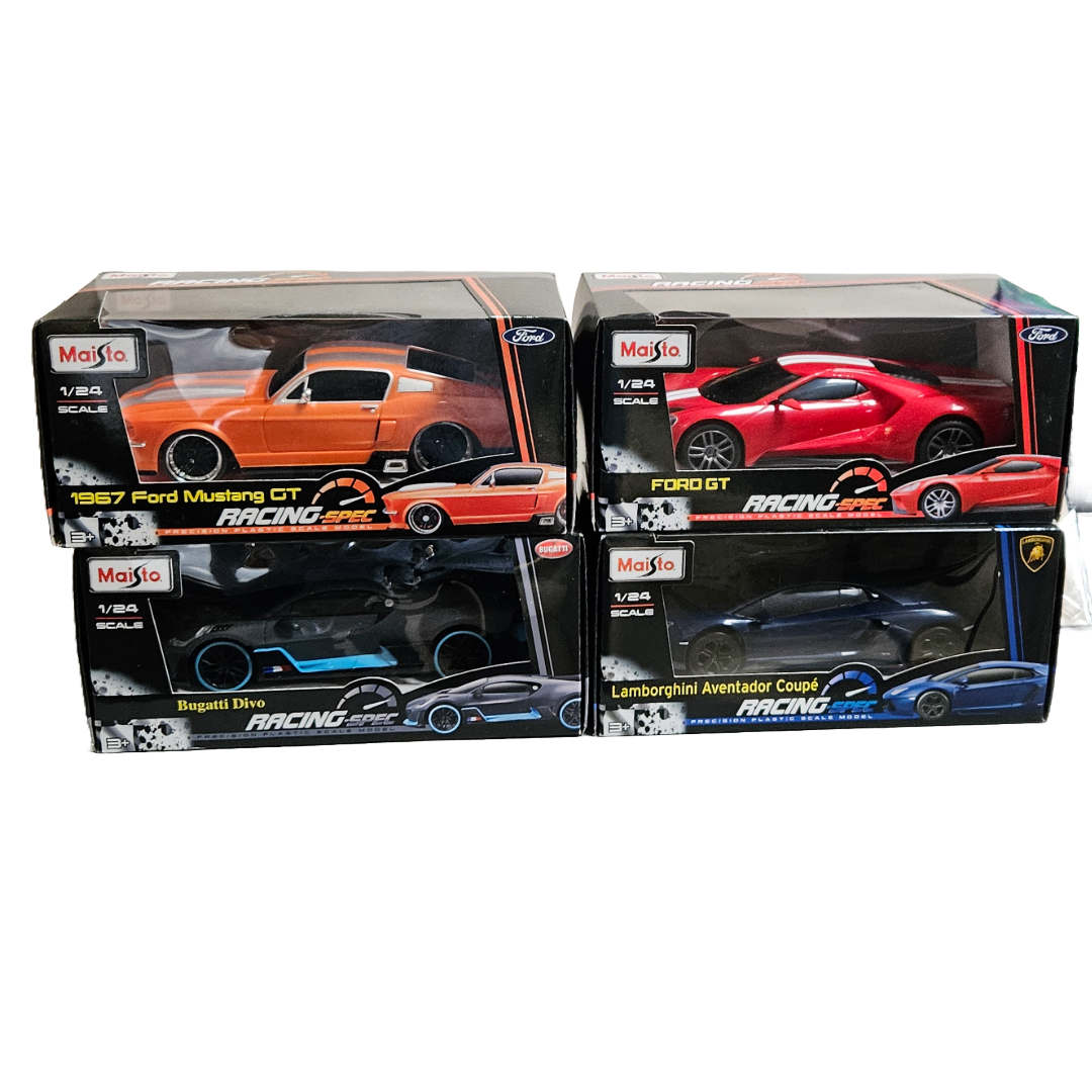 Maisto 1:24 Racing Spec Series – Mustang, GT & Divo - Little Explorers Toy Shop