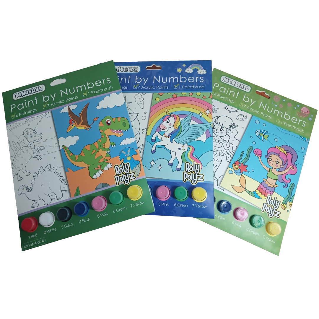 Paint by number kits different designs