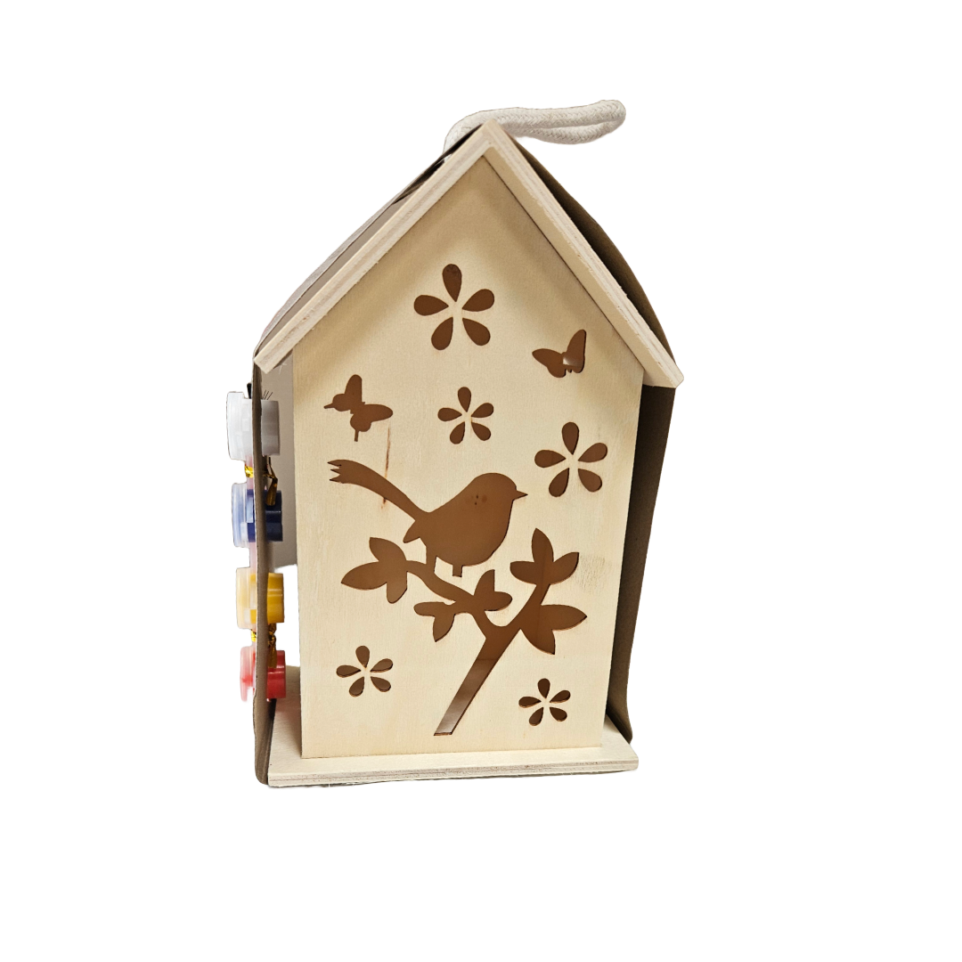 Paint Your Own Wooden Birdhouse Kit, front view
