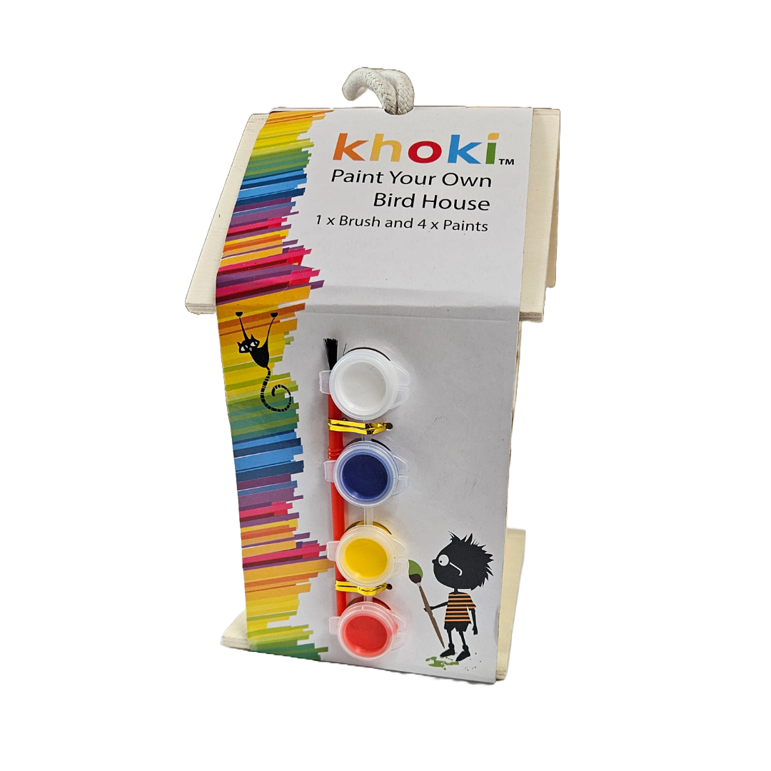 Paint Your Own Wooden Birdhouse Kit - Little Explorers Toy Shop
