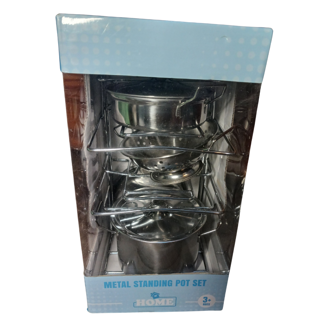 Metal Standing Pot Set for Little Explorers