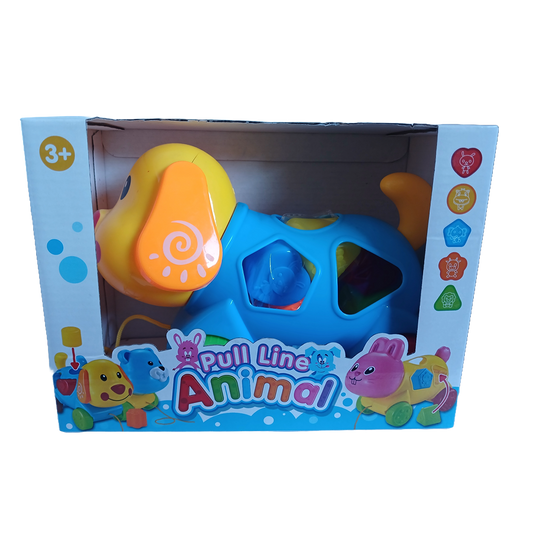 Pull-Along Shape Sorter Dog (Random colors available) - Little Explorers Toy Shop