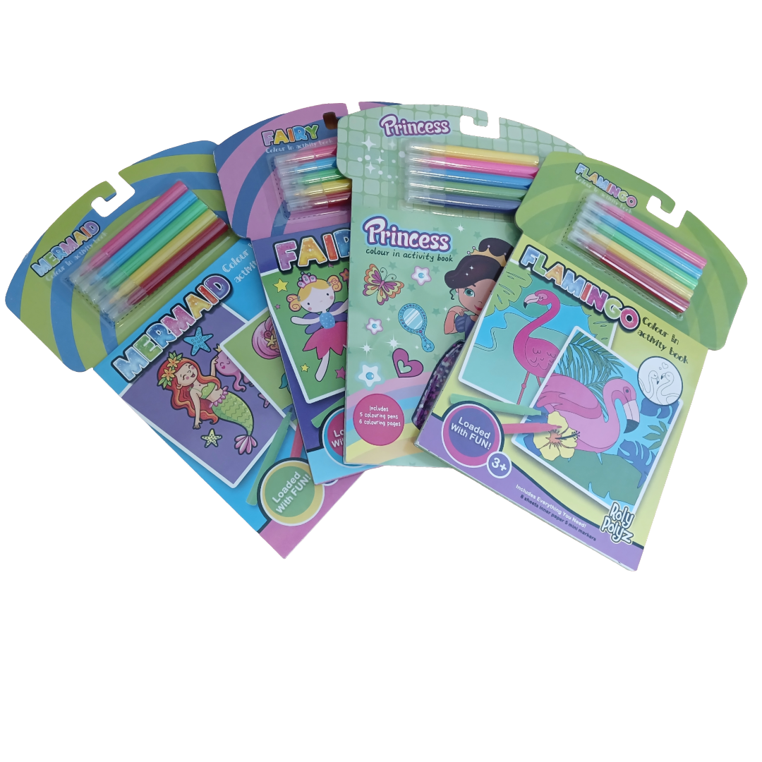 Colouring Set for Girls – Fairies, Mermaids & More
