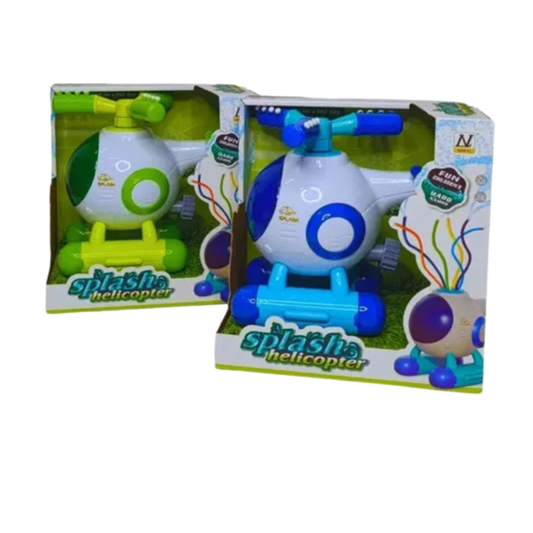 Splash Helicopter Sprinkler - Outdoor Water Play Fun