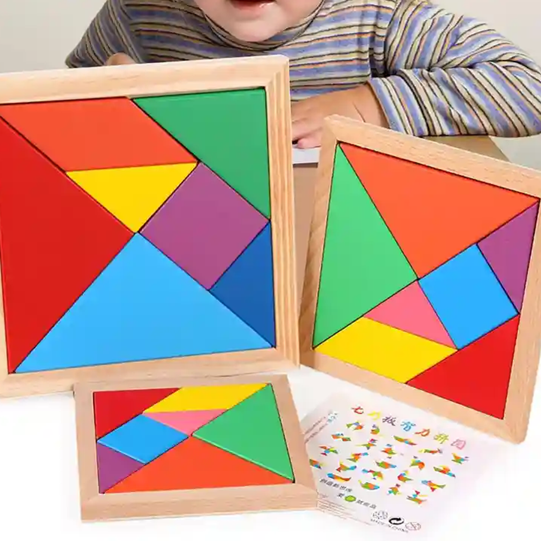 Wooden tangram - Little Explorers Toy Shop