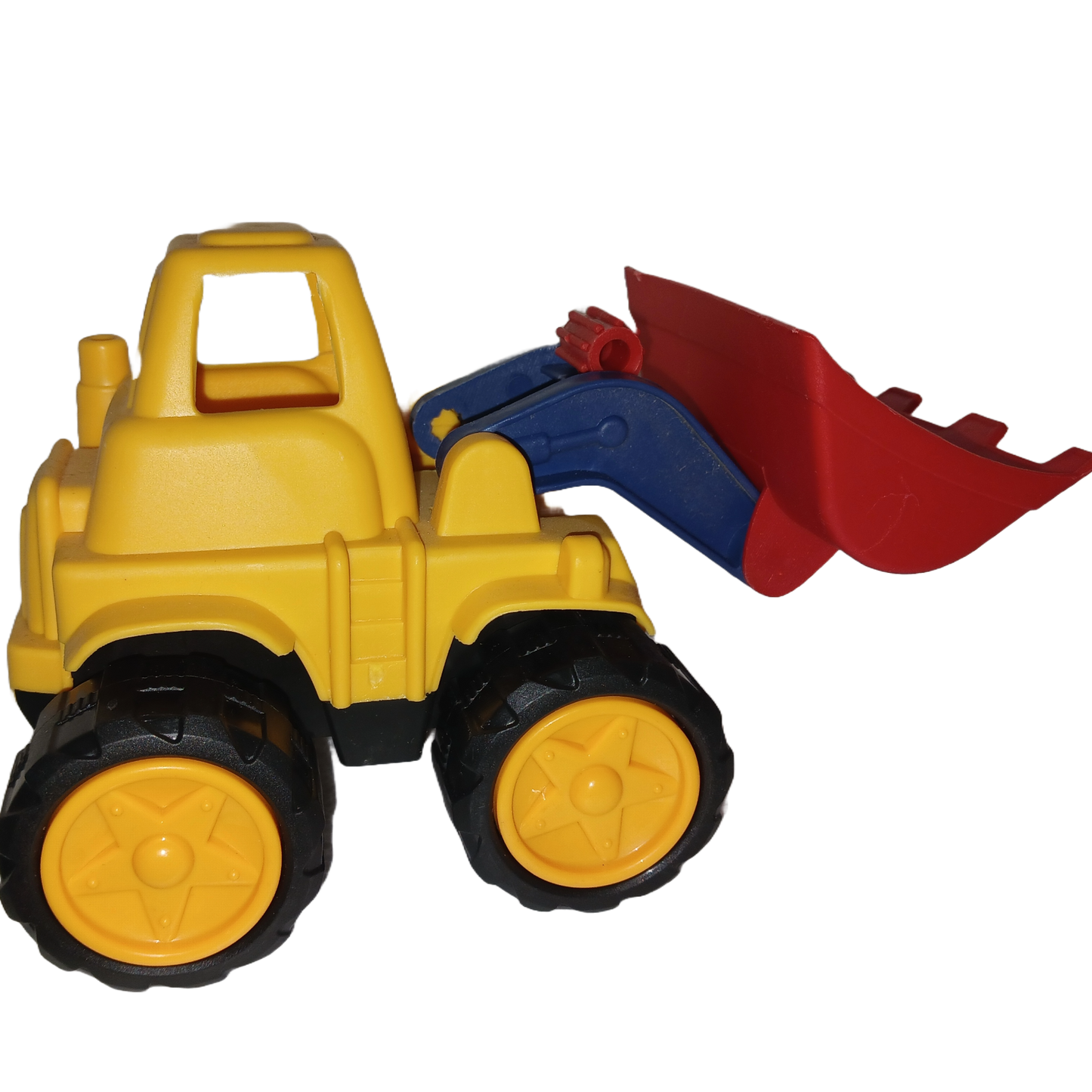 Toddler construction truck lifter side