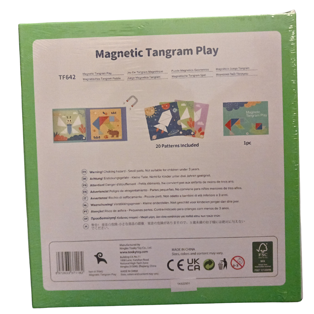 Tooky Toy Magnetic Tangram Play Set