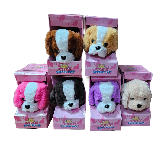 Fluffy Yapping Walking Puppy – Soft & Interactive Toy - Little Explorers Toy Shop