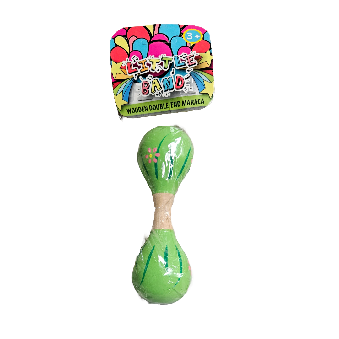 Wooden Double-End Maraca Shaker - Little Explorers Toy Shop