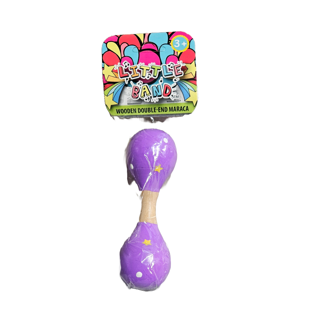 Wooden Double-End Maraca Shaker - Little Explorers Toy Shop