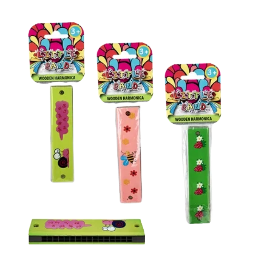 Wooden Harmonica – Little Musician's First Instrument - Little Explorers Toy Shop