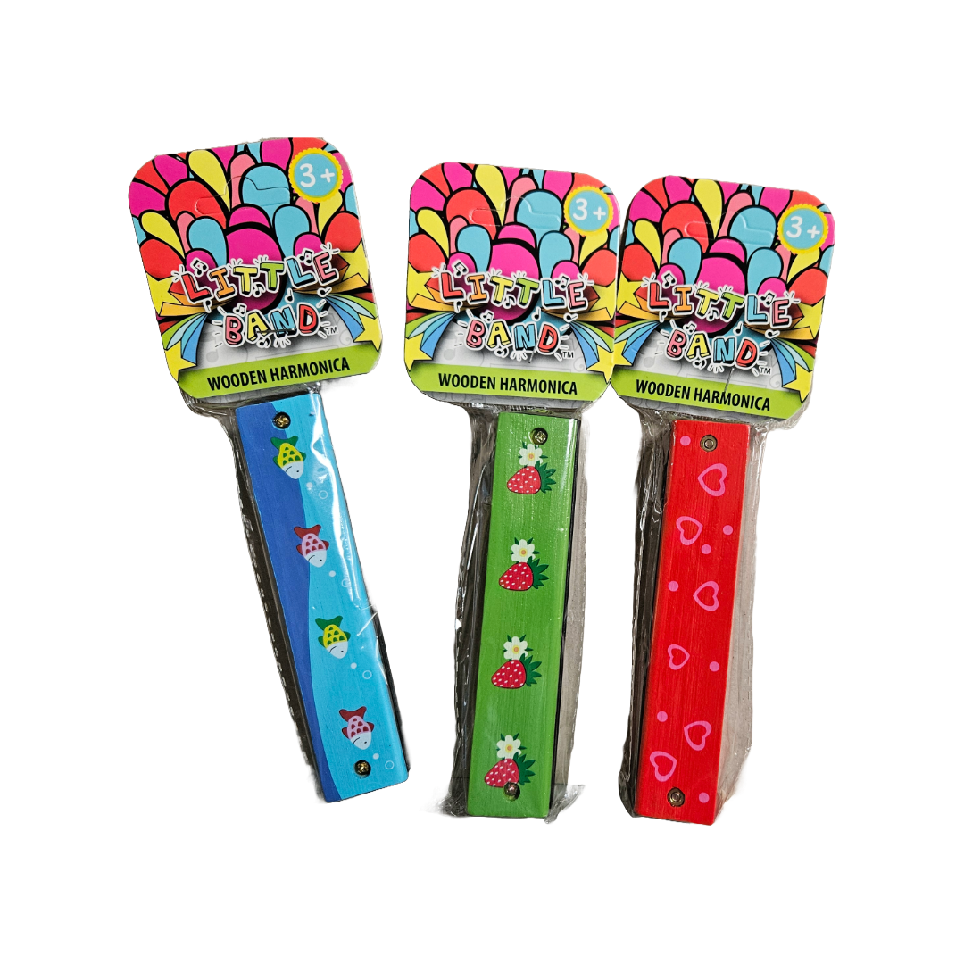 Wooden Harmonica – Little Musician's First Instrument - Little Explorers Toy Shop