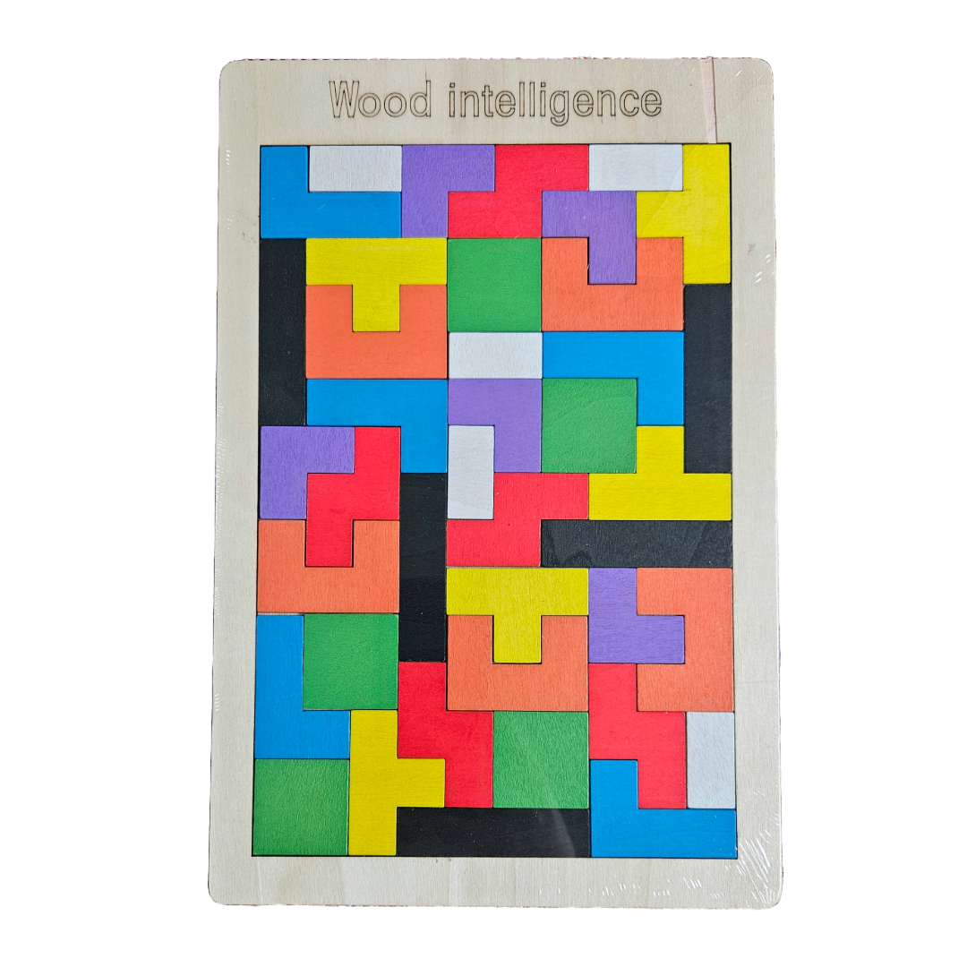 π§© Wooden Tetris Game β Classic Puzzle Fun for Smart Play! - Little Explorers Toy Shop