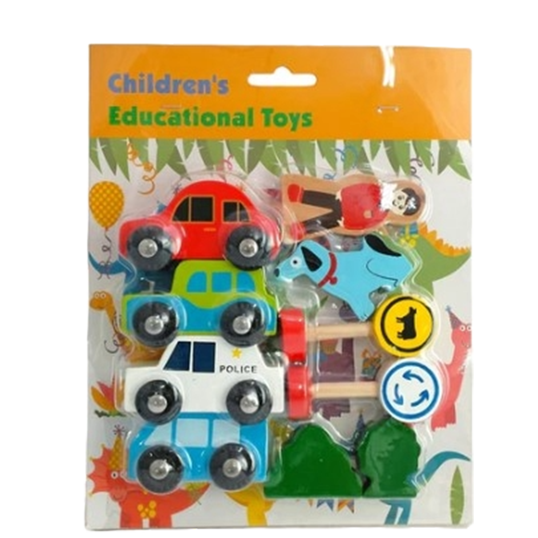 Classic Wooden Vehicles set - Little Explorers Toy Shop