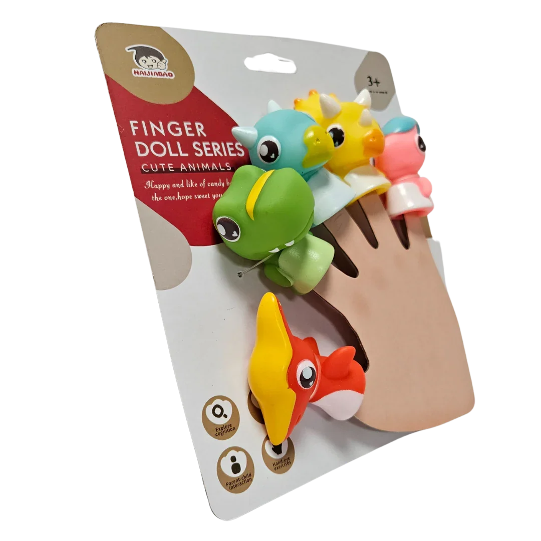 Dino finger puppets - Little Explorers Toy Shop