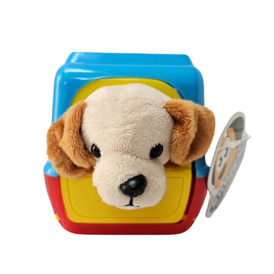 Dog in Carry Case – Cute Soft Animal Toy - Little Explorers Toy Shop