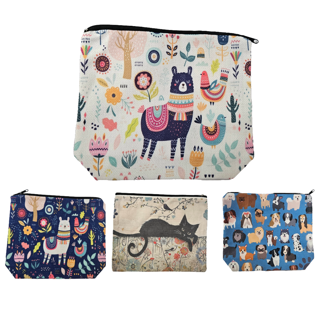 Stylish & Spacious Fabric Pencil Bags (large) - Little Explorers Toy Shop