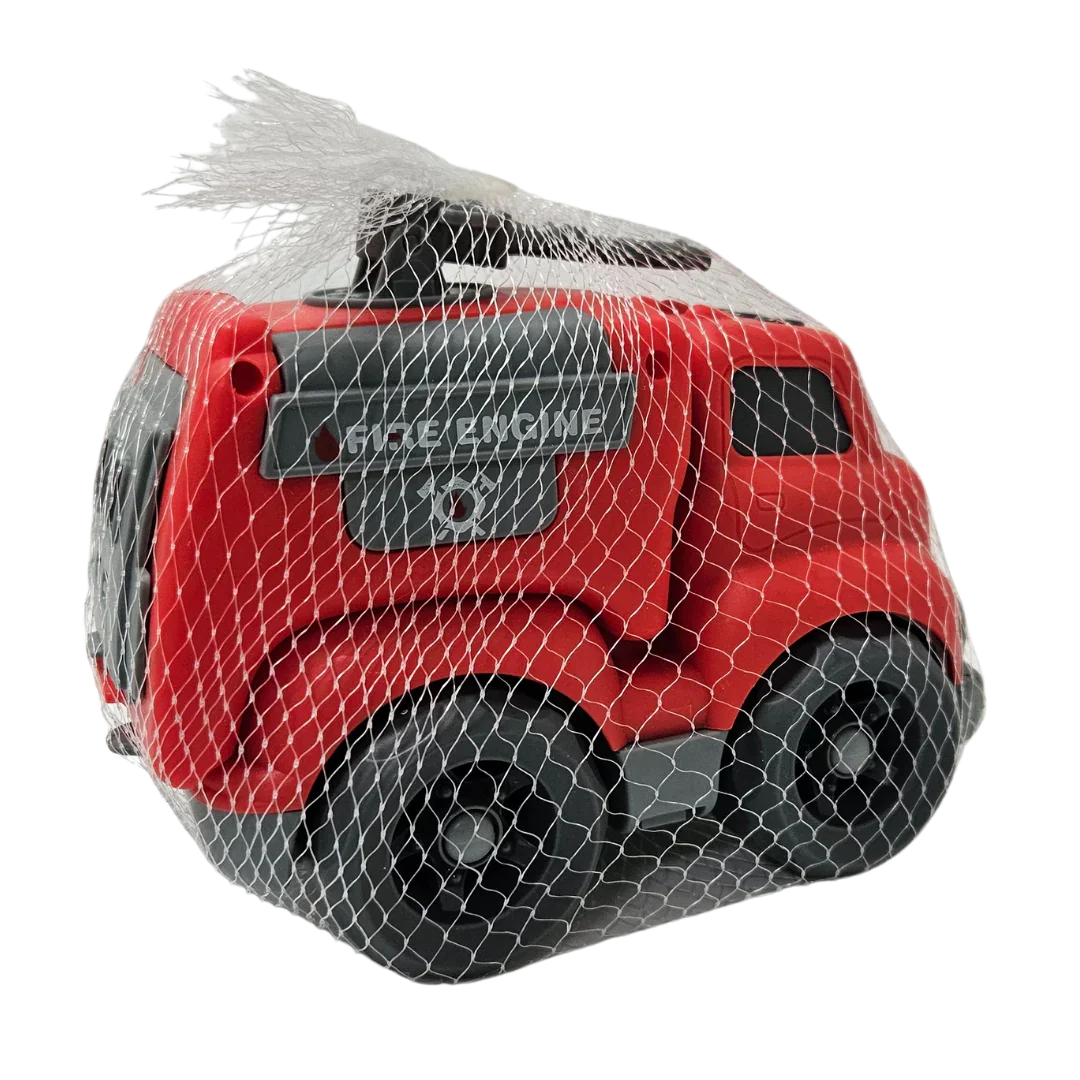 Kinetic Red Fire Engine – Friction-Powered Rescue Toy - Little Explorers Toy Shop