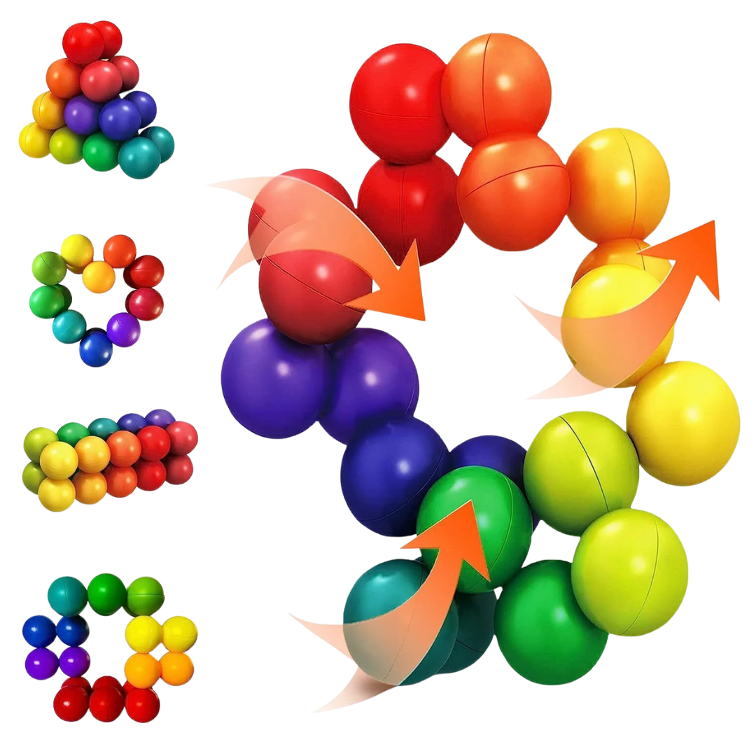 π Rainbow Ball Fidget β Fun Dexterity Toy! - Little Explorers Toy Shop