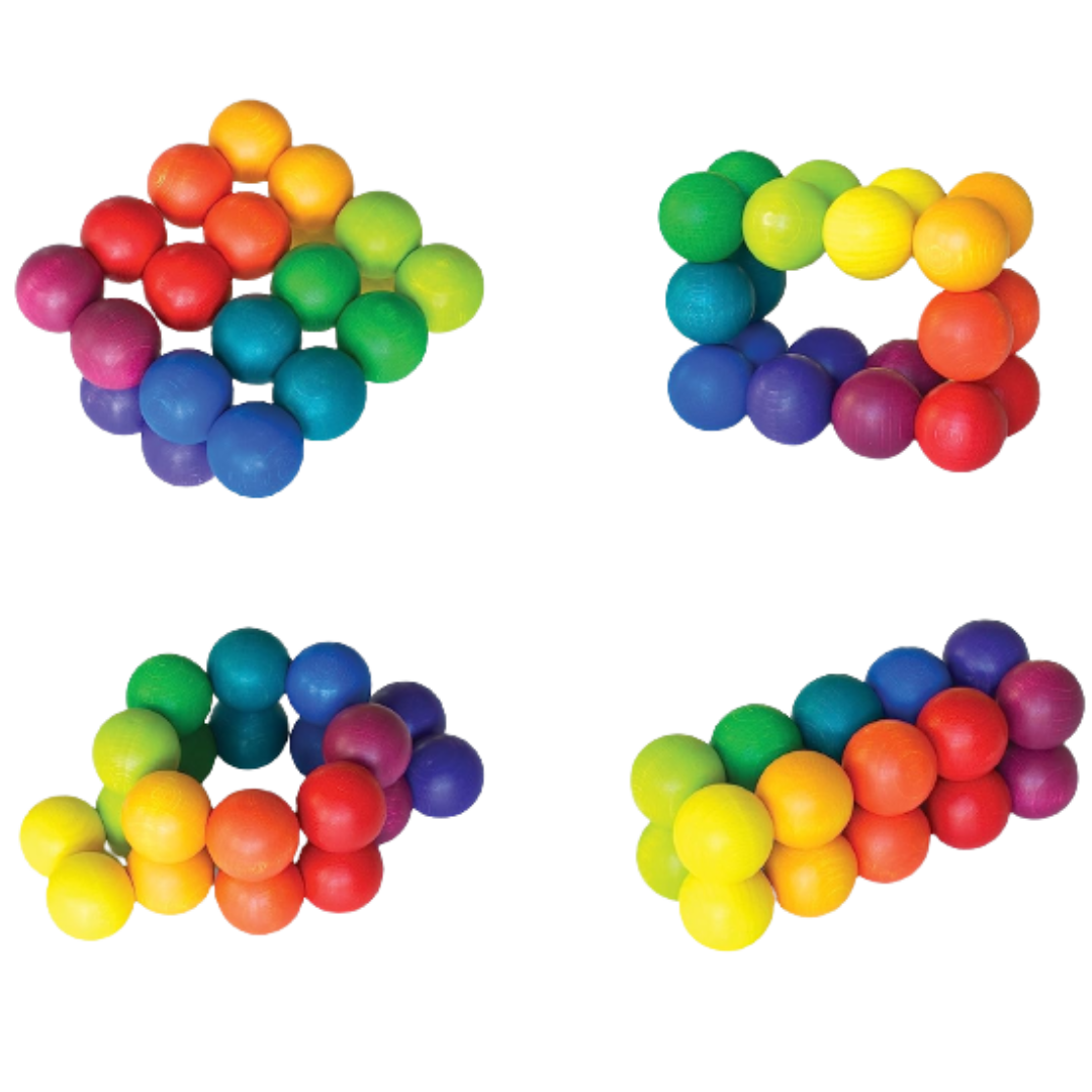 π Rainbow Ball Fidget β Fun Dexterity Toy! - Little Explorers Toy Shop