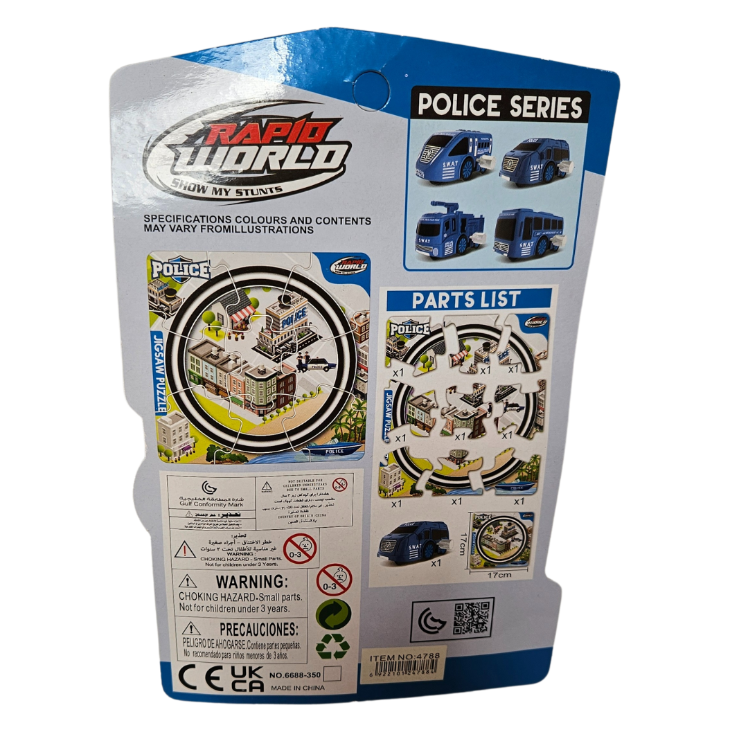 Road puzzle with wind up car - Little Explorers Toy Shop