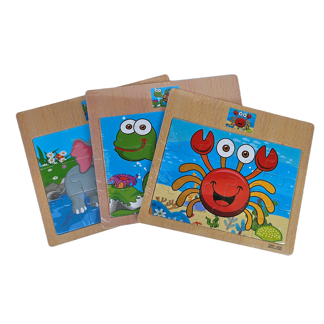 Small wooden puzzles - Little Explorers Toy Shop