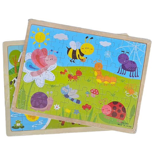 Wooden 60 piece puzzles - Learn through play - Little Explorers Toy Shop