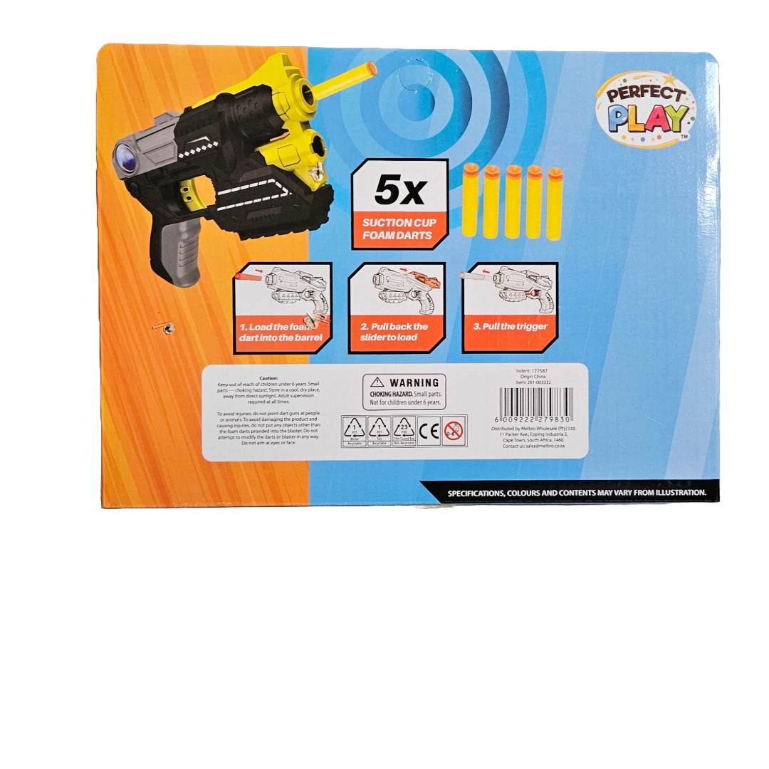 Foam Dart Blaster – Soft Action Toy Gun for Kids (Random colours available) - Little Explorers Toy Shop