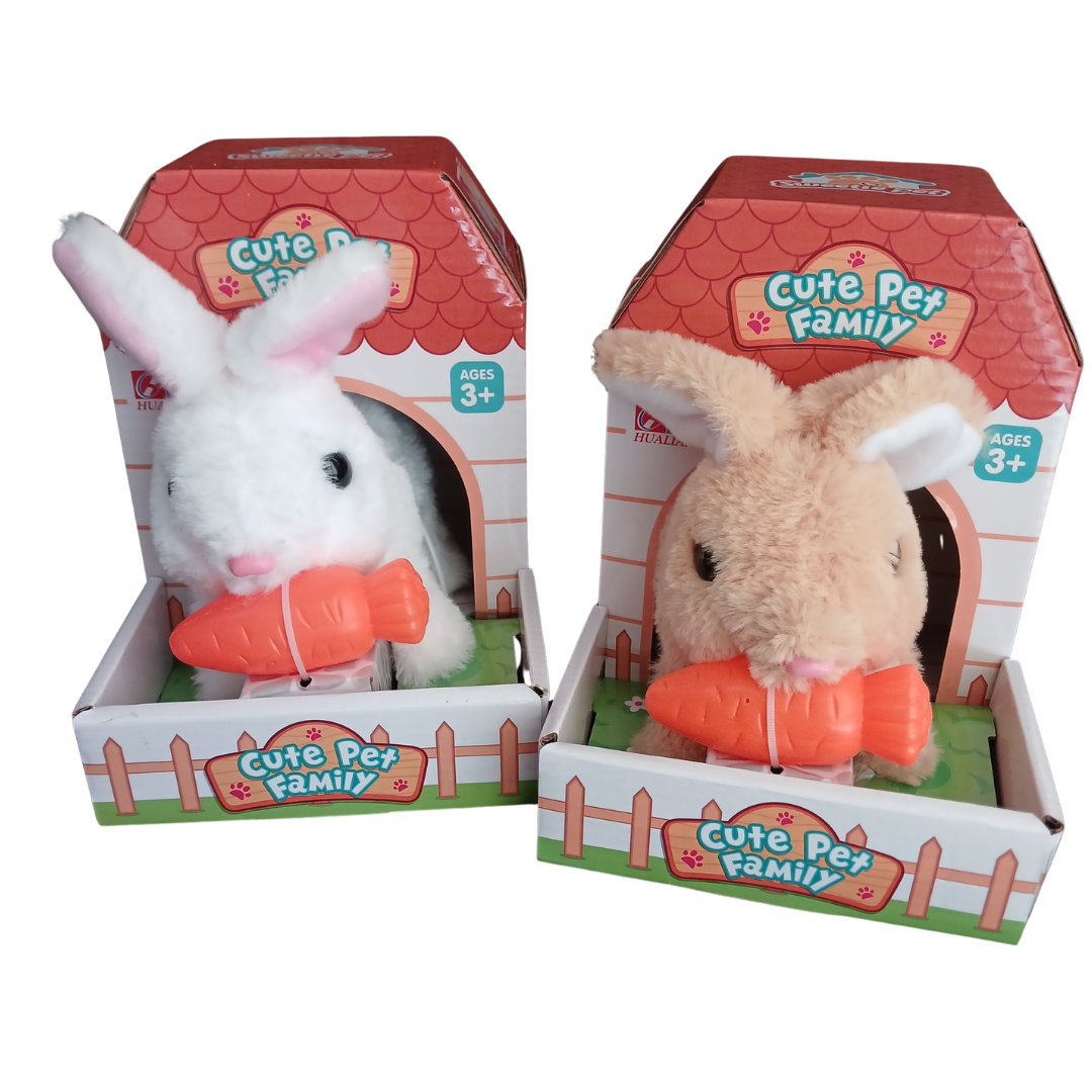 Cute Pet Family interactive plush collection.