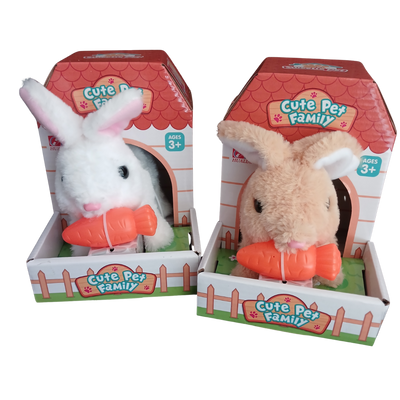 Cute Pet Family interactive plush collection.