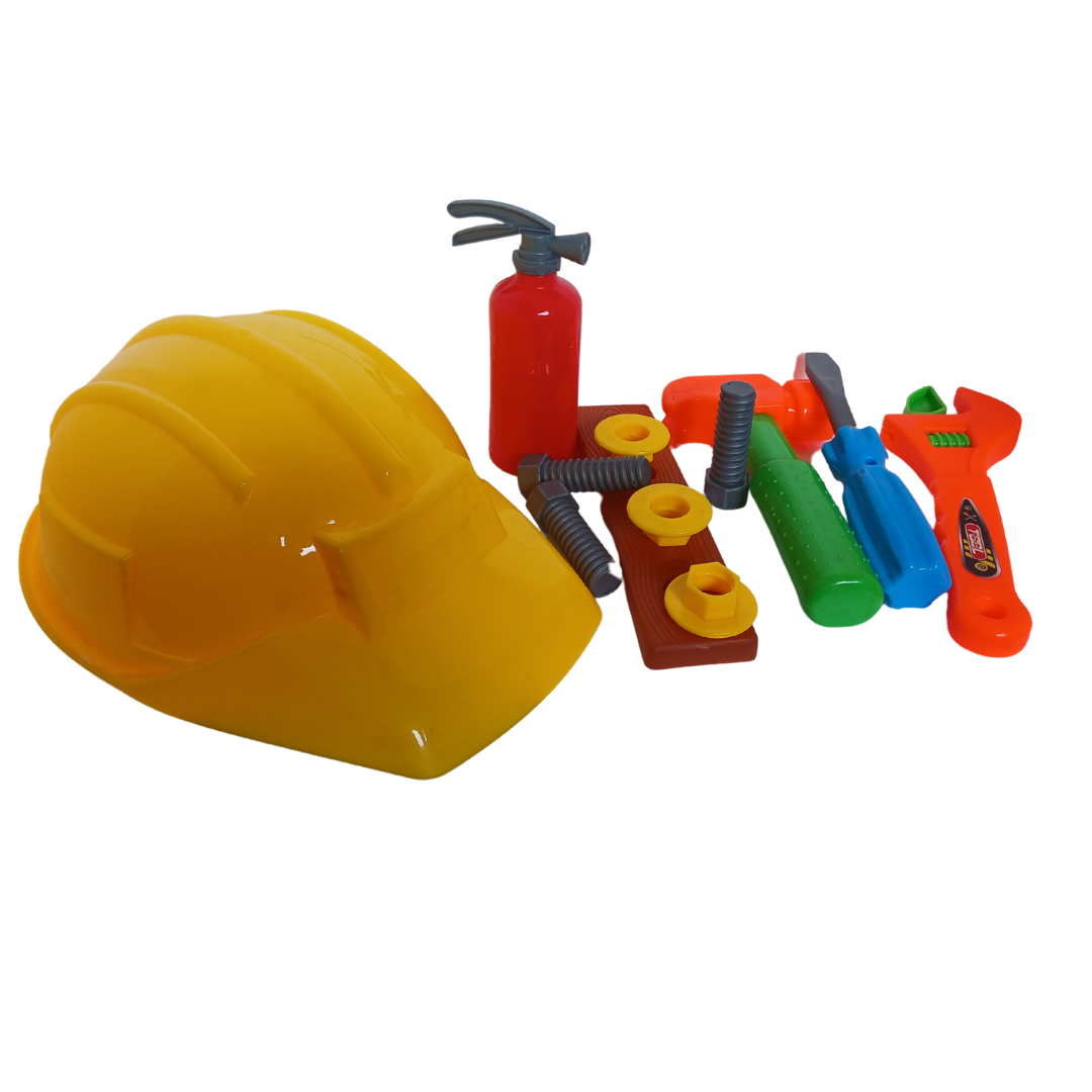 DIY Tool Set with Hard Hat – Fun & Colorful Toy for Little Builders - Little Explorers Toy Shop