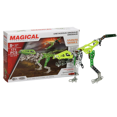 Metal dino building set - Little Explorers Toy Shop