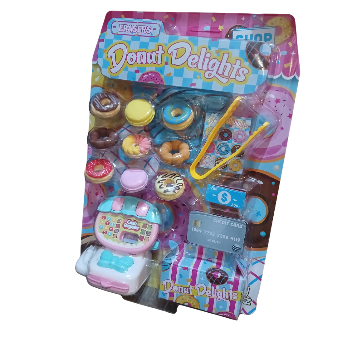  'Donut Delights' Eraser play set