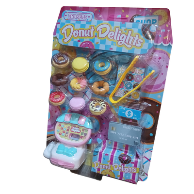  'Donut Delights' Eraser play set