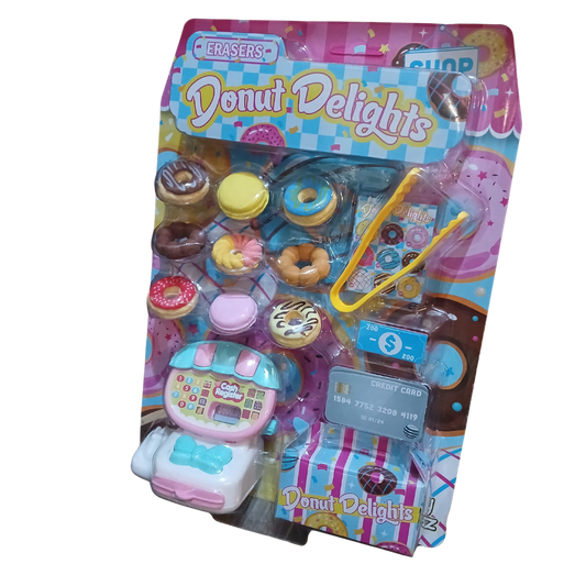  'Donut Delights' Eraser play set
